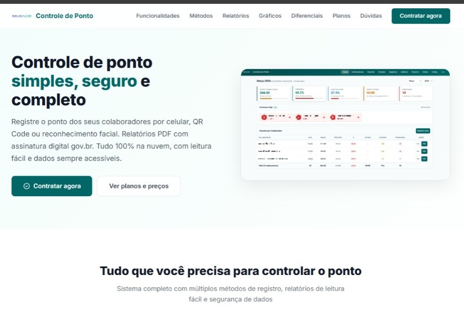 Sistema de controle de ponto digital com check-in por GPS e reconhecimento facial